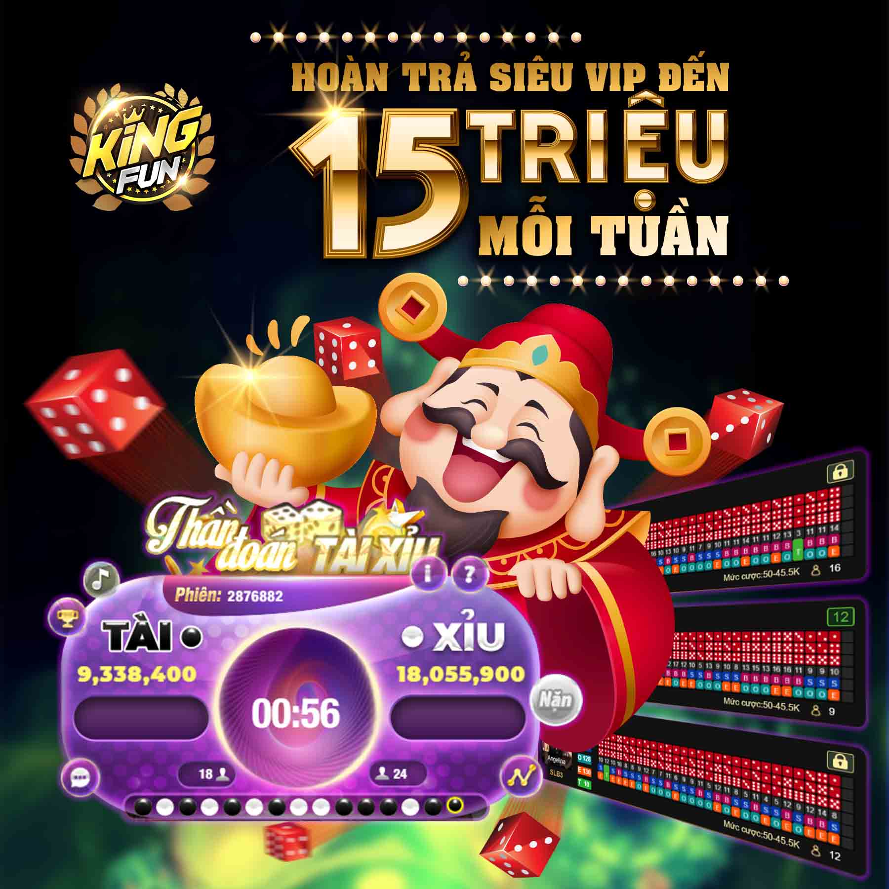 Các hình thức đổi thưởng tại Kingfun