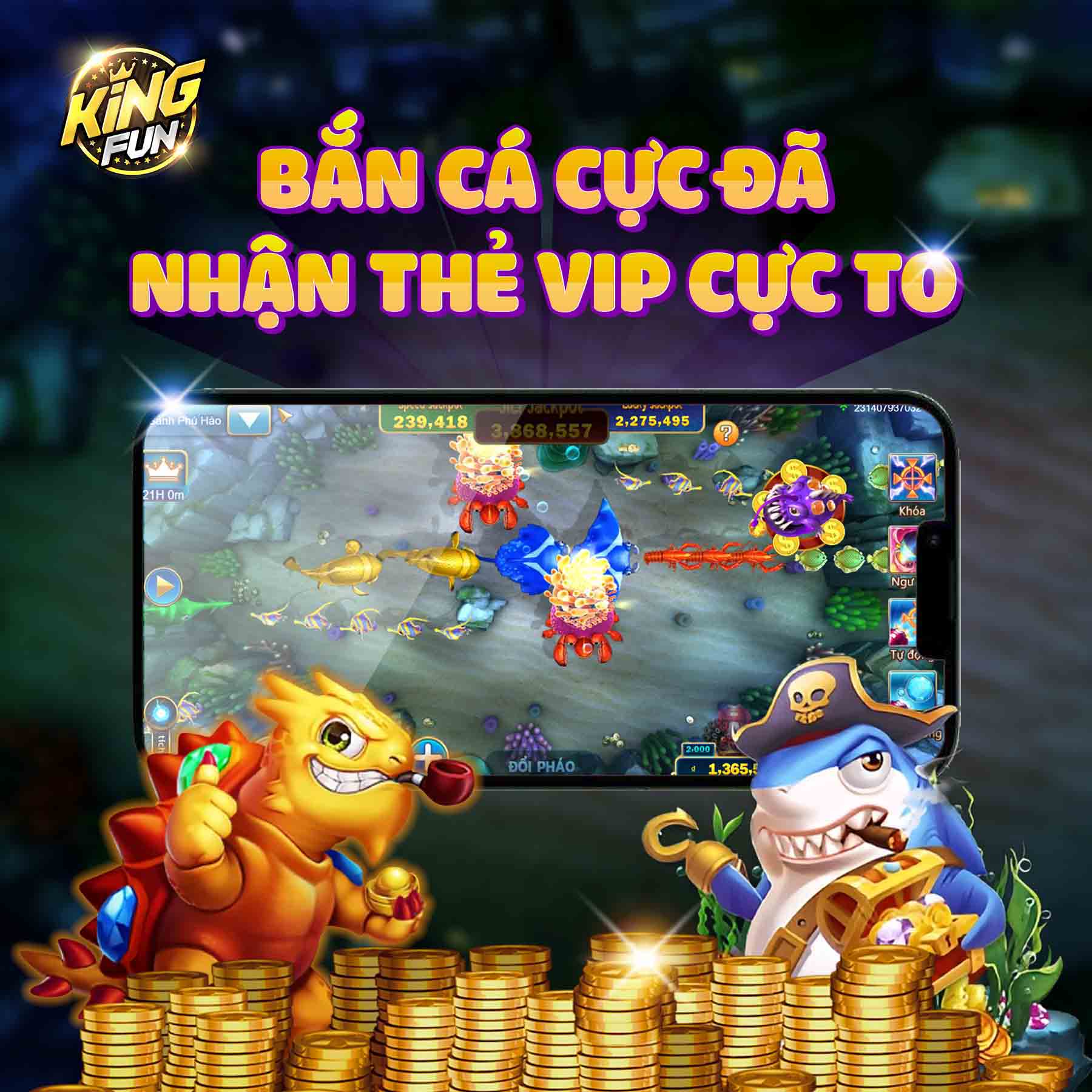 Vì sao cổng game KINGFUN thu hút được sự chú ý của nhiều người