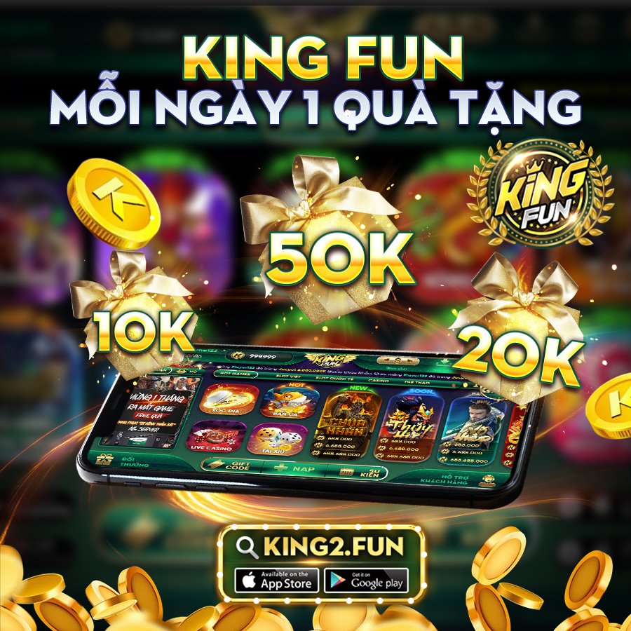 Sự kiện Nhận code khuyến mãi mỗi ngày tại Kingfun