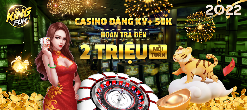 Sự kiện hoàn trả 20% trên tổng tiền thua Casino tháng 02/2022