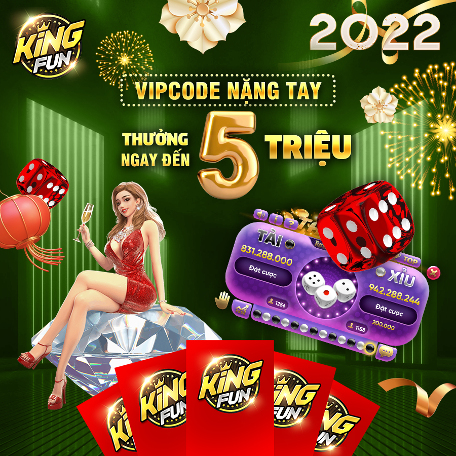 Nhận VIPCODE 5 triệu khi chơi Tài Xỉu tháng 02/2022