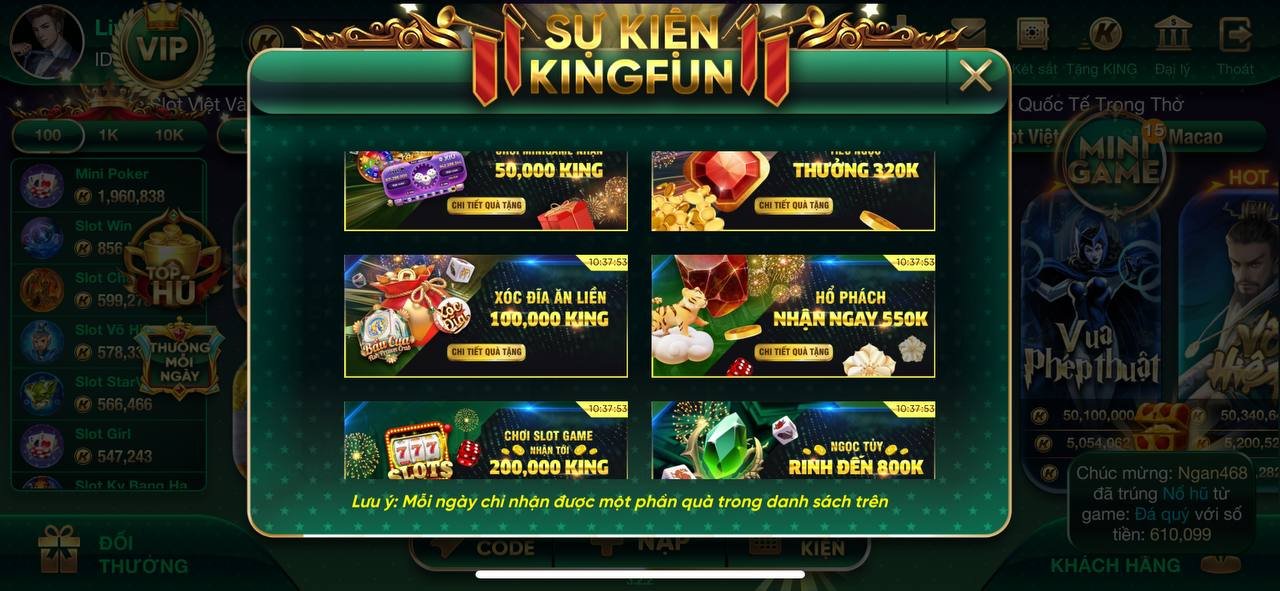 TOP 12 sự kiện KingFun tháng 02/2022: SIÊU TO SIÊU KHỔNG LỒ