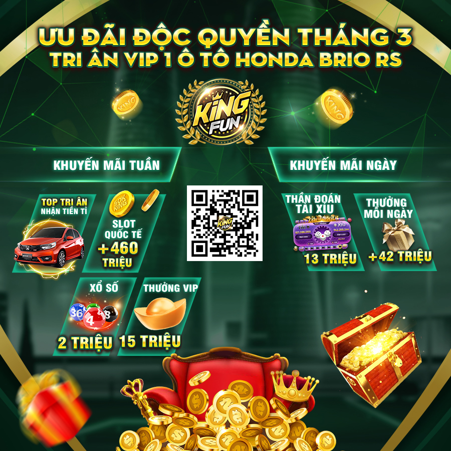 Kingfun: TOP 13 sự kiện Kingfun tháng 03/2022