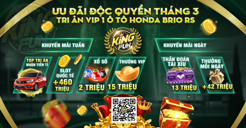 Kingfun: TOP 13 sự kiện Kingfun tháng 03/2022