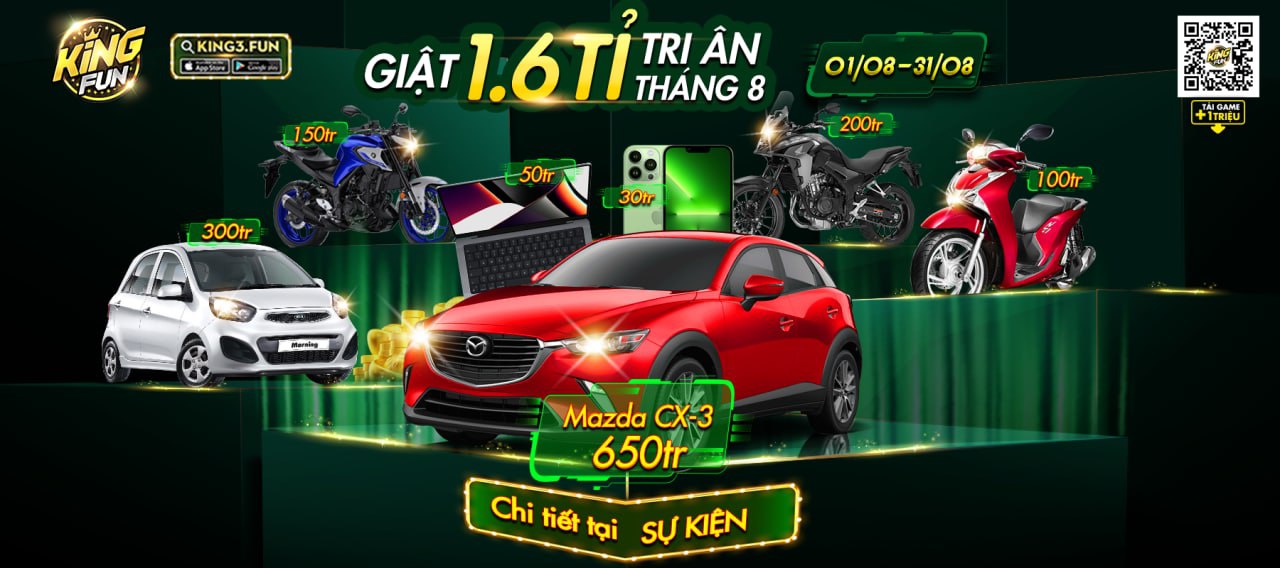 Sự kiện Kingfun tháng 8/2022: LÀM GIÀU KHÔNG KHÓ CÓ KING FUN LO