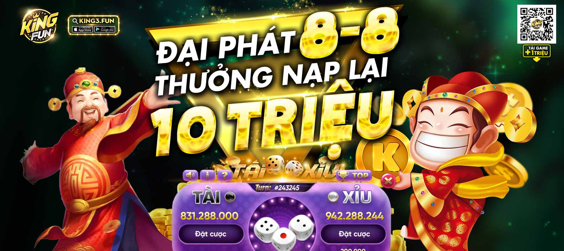 Sự kiện Kingfun tháng 8/2022: LÀM GIÀU KHÔNG KHÓ CÓ KING FUN LO