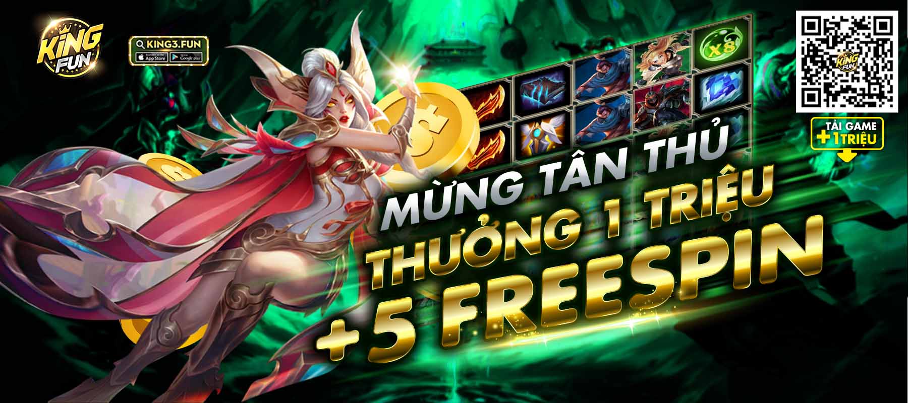 Sự kiện Kingfun tháng 8/2022: LÀM GIÀU KHÔNG KHÓ CÓ KING FUN LO