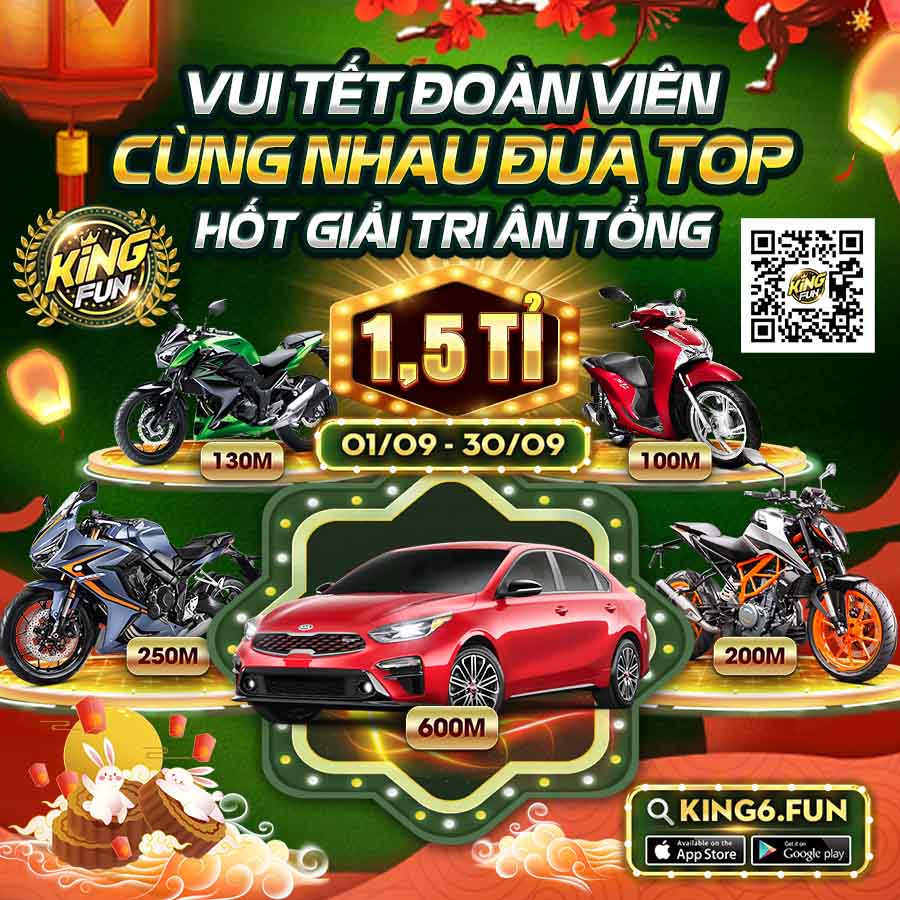 MỪNG TRUNG THU với ưu đãi sự kiện Tài Xỉu lên đến 10 triệu KING