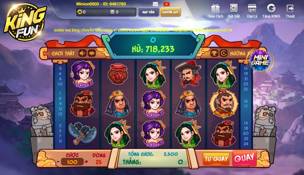 kingfun game đổi thưởng