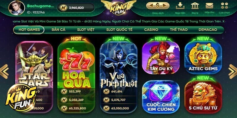 kingfun tài xỉu